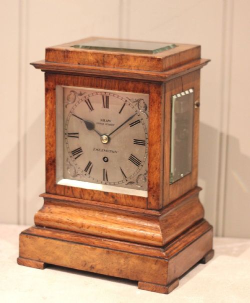 Small Proportioned Pollard Oak Library Timepiece Clock