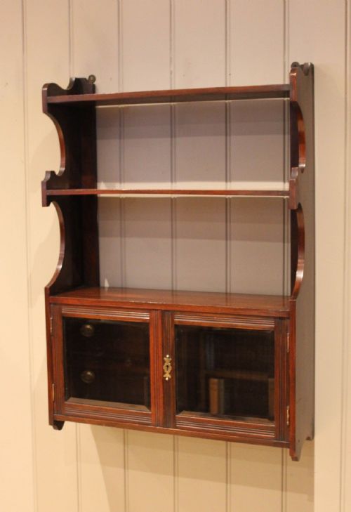 Edwardian Mahogany Wall Cabinet