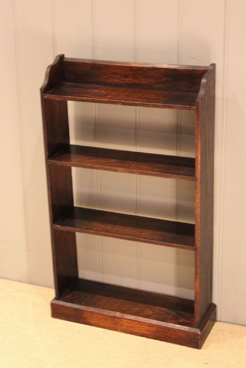 Small Oak Open Bookcase