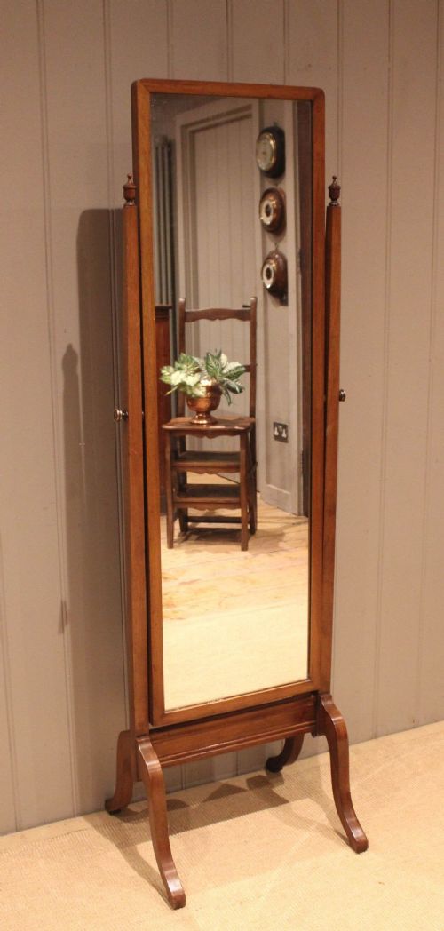 Mahogany Cheval Mirror