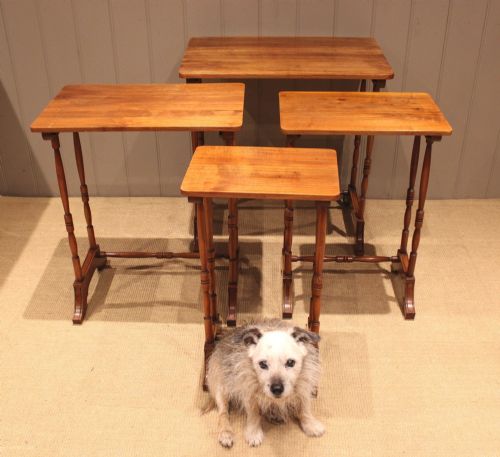 WALUT NEST OF FOUR TABLES - ADDITIONAL PHOTO 6