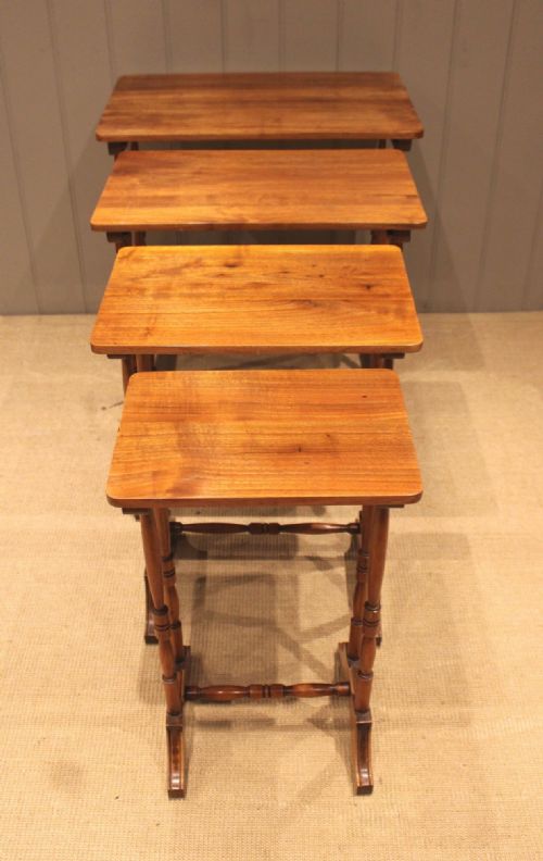 WALUT NEST OF FOUR TABLES - ADDITIONAL PHOTO 7