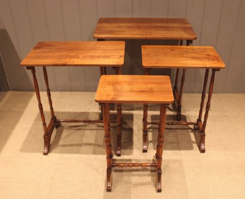 WALUT NEST OF FOUR TABLES - ADDITIONAL PHOTO 8