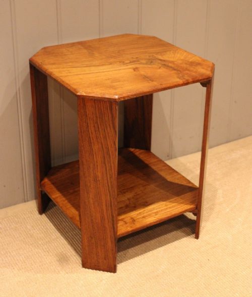 Small Oak Art Deco Style Table
