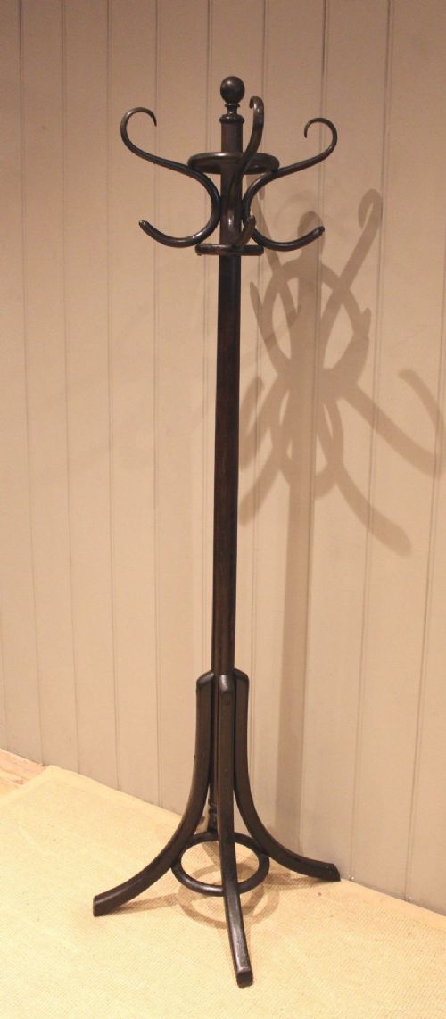 French Beech Bentwood Coat & Hat Stand