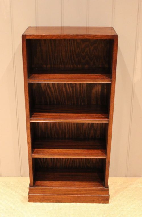 fig 1. Narrow Mahogany Open Bookcase