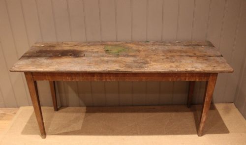 French Rustic Pine Table