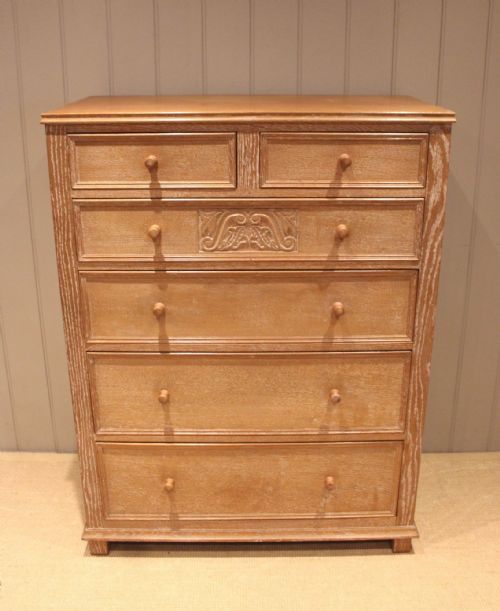fig 1. Limed Oak Dressing Chest