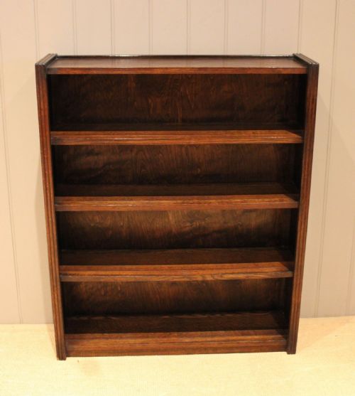 Oak Open Bookcase