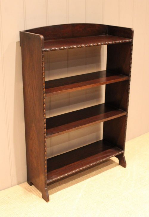 Small Oak Open Bookcase