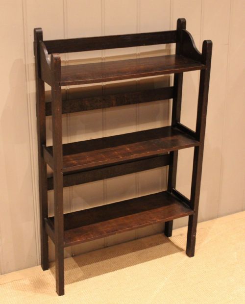 Small Oak Open Bookcase