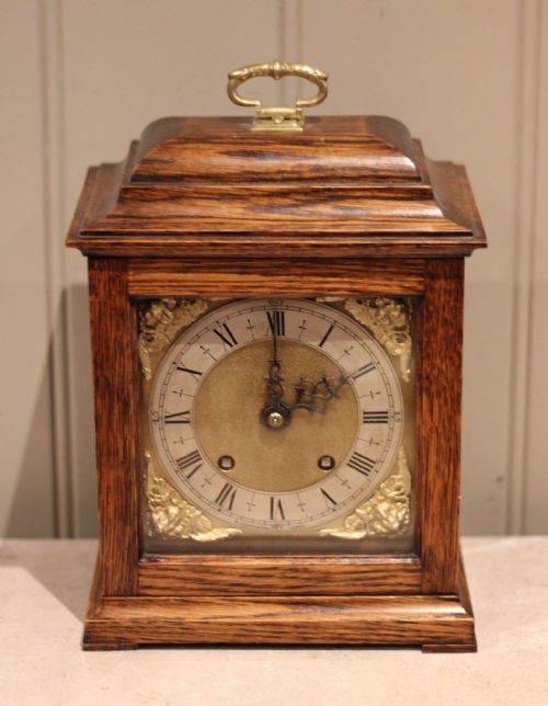 Solid Oak Bracket Clock