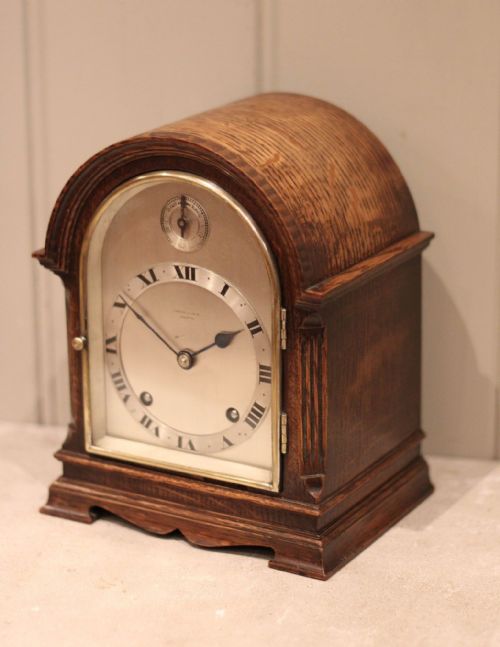 fig 1. Oak Dome Top Mantel Clock