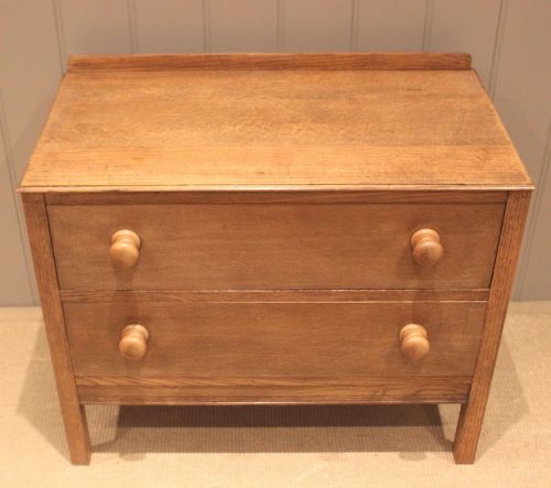 Low Oak Chest of Drawers