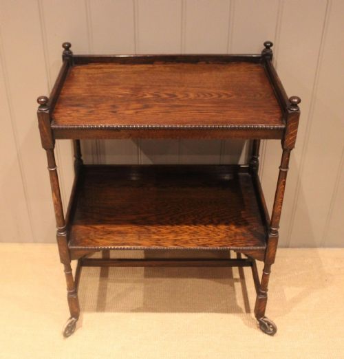 Oak Tea/drinks Trolley