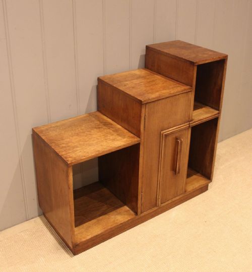 fig 1. Art Deco Oak Sectional Bookcase