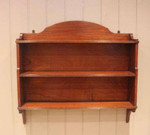 Late Victorian Walnut Wall Shelves
