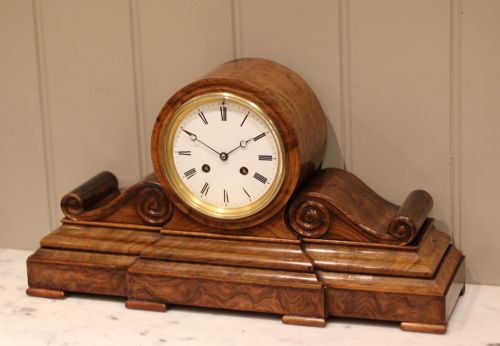 fig 2. Substantial French Walnut Mantel Clock