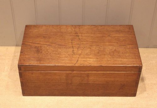 Edwardian Oak Chest / Trunk