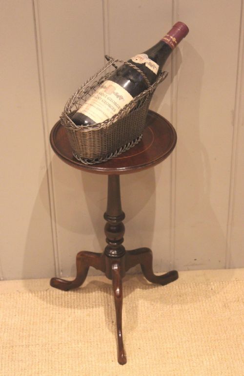 fig 1. Edwardian Mahogany Inlaid Wine Table