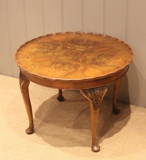 LOW CIRCULAR WALNUT TABLE - ADDITIONAL PHOTO 11
