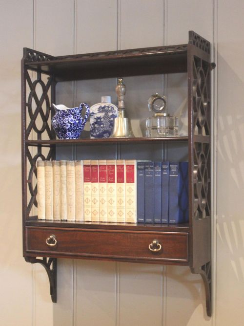 Mahogany Wall Shevles