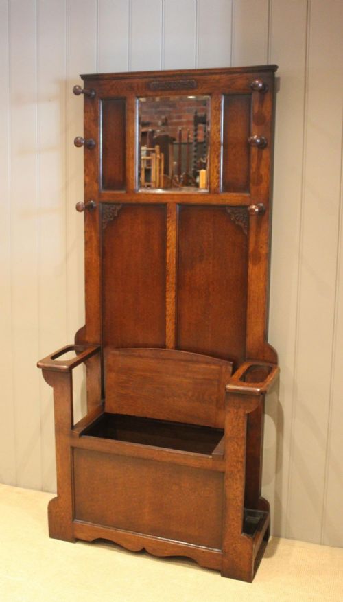fig 1. Oak Hall Stand