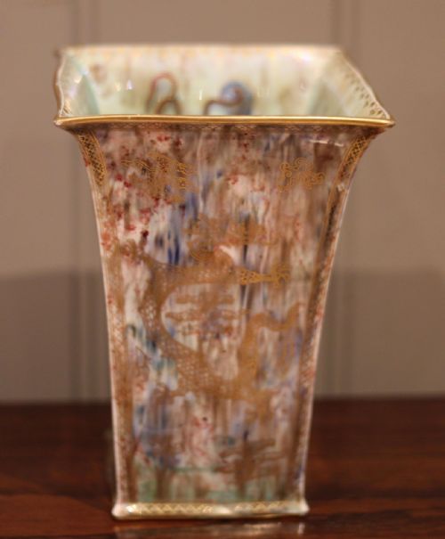 fig 1. Wedgwood Celestial Dragons Fairytale Lustre Vase