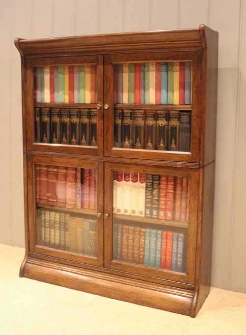 Edwardian Oak Stacking Bookcase
