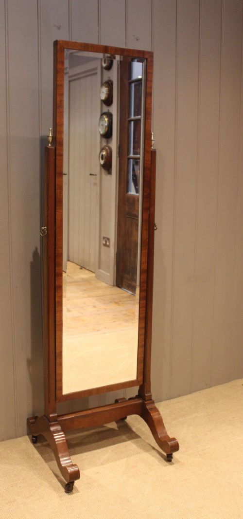 Mahogany Cheval Mirror