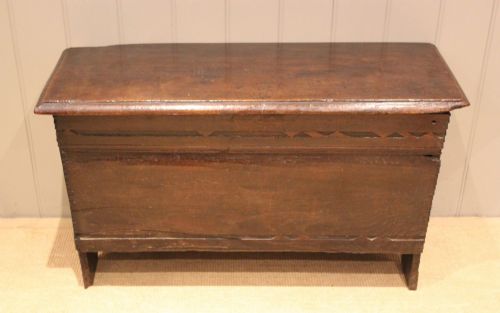 fig 1. Mid 17th Century Oak Coffer