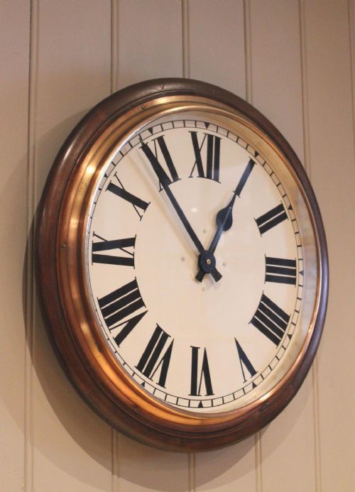 fig 1. Original Large  Electric Wall Clock