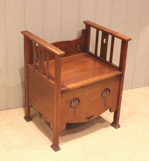 Arts & Crafts Oak Bench Seat