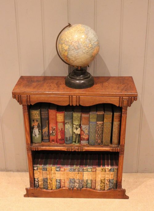 Small Proportioned Pitch Pine Open Bookcase
