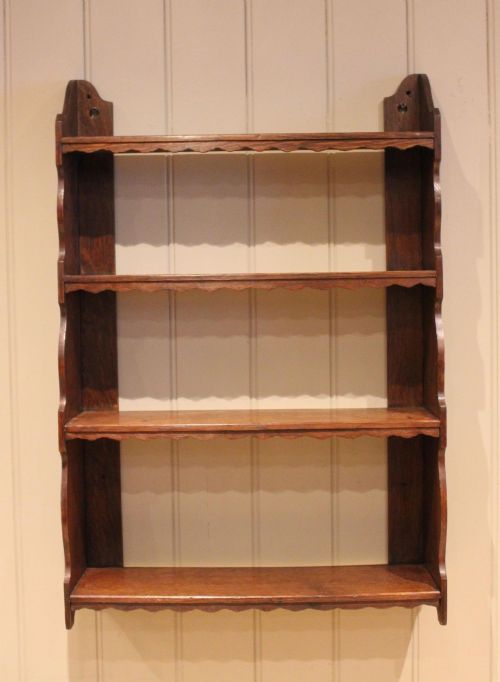 fig 1. Solid Oak Wall Shelves