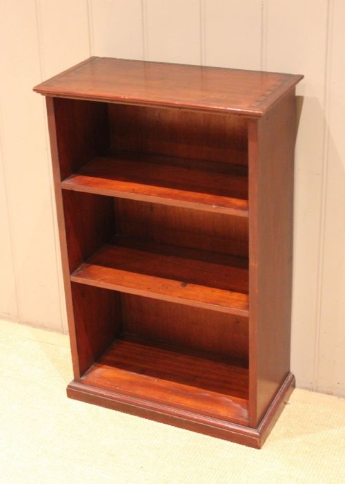 fig 1. Mahogany Open Bookcase