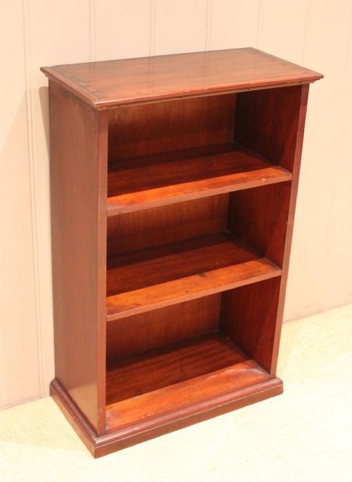 Mahogany Open Bookcase