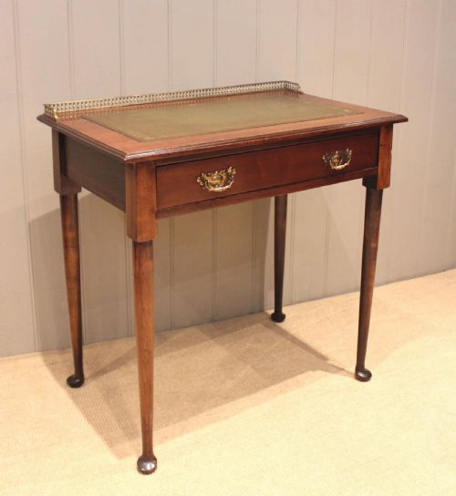 Edwardian Walnut Writing Desk