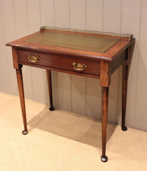 fig 1. Edwardian Walnut Writing Desk