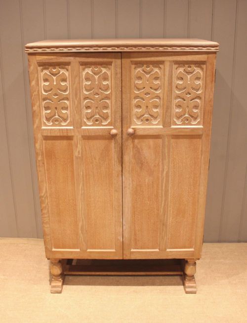 fig 1. Small Limed Oak Wardrobe