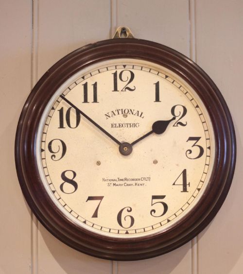 fig 1. Original Bakelite Wall Clock
