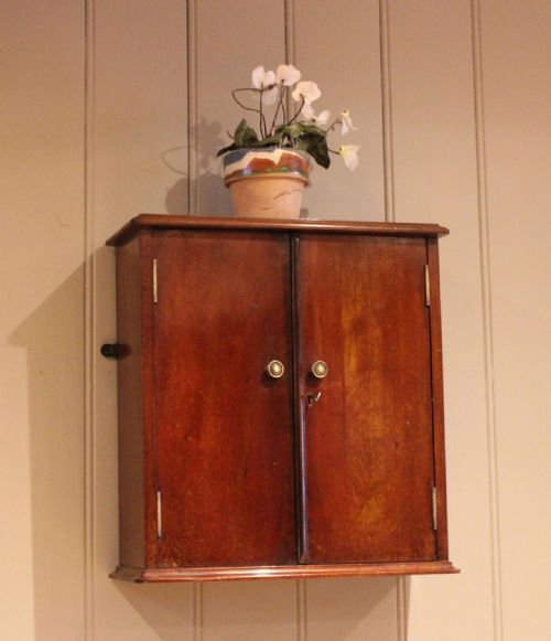 Small Mahogany Wall Cabinet