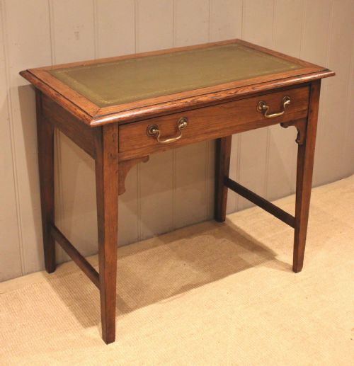 fig 1. Small Proportioned Oak Writing Desk