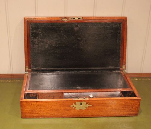 LATE 19TH CENTURY MAHOGANY WRITING SLOPE - ADDITIONAL PHOTO 1