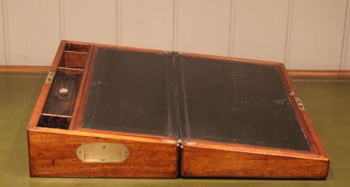 LATE 19TH CENTURY MAHOGANY WRITING SLOPE - ADDITIONAL PHOTO 4