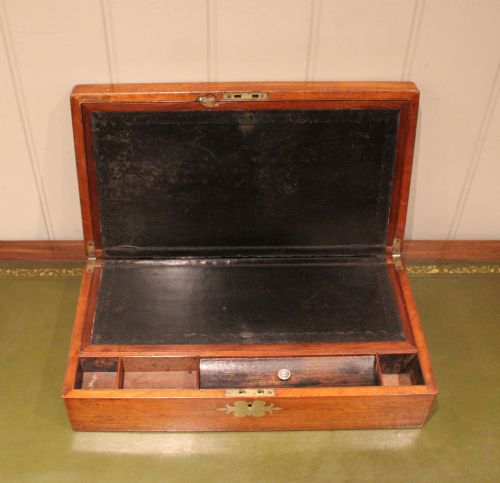 LATE 19TH CENTURY MAHOGANY WRITING SLOPE - ADDITIONAL PHOTO 6
