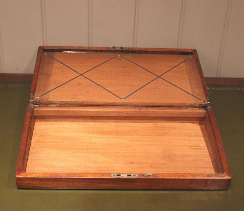 LATE 19TH CENTURY MAHOGANY WRITING SLOPE - ADDITIONAL PHOTO 8