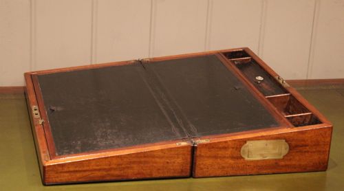 LATE 19TH CENTURY MAHOGANY WRITING SLOPE - ADDITIONAL PHOTO 9