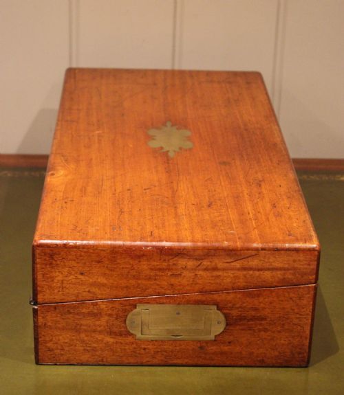 LATE 19TH CENTURY MAHOGANY WRITING SLOPE - ADDITIONAL PHOTO 10