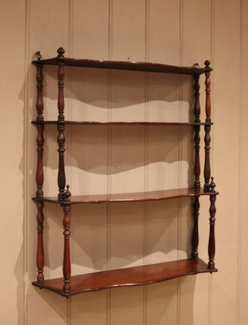 Late 19th Century French Mahogany Wall Shelves
